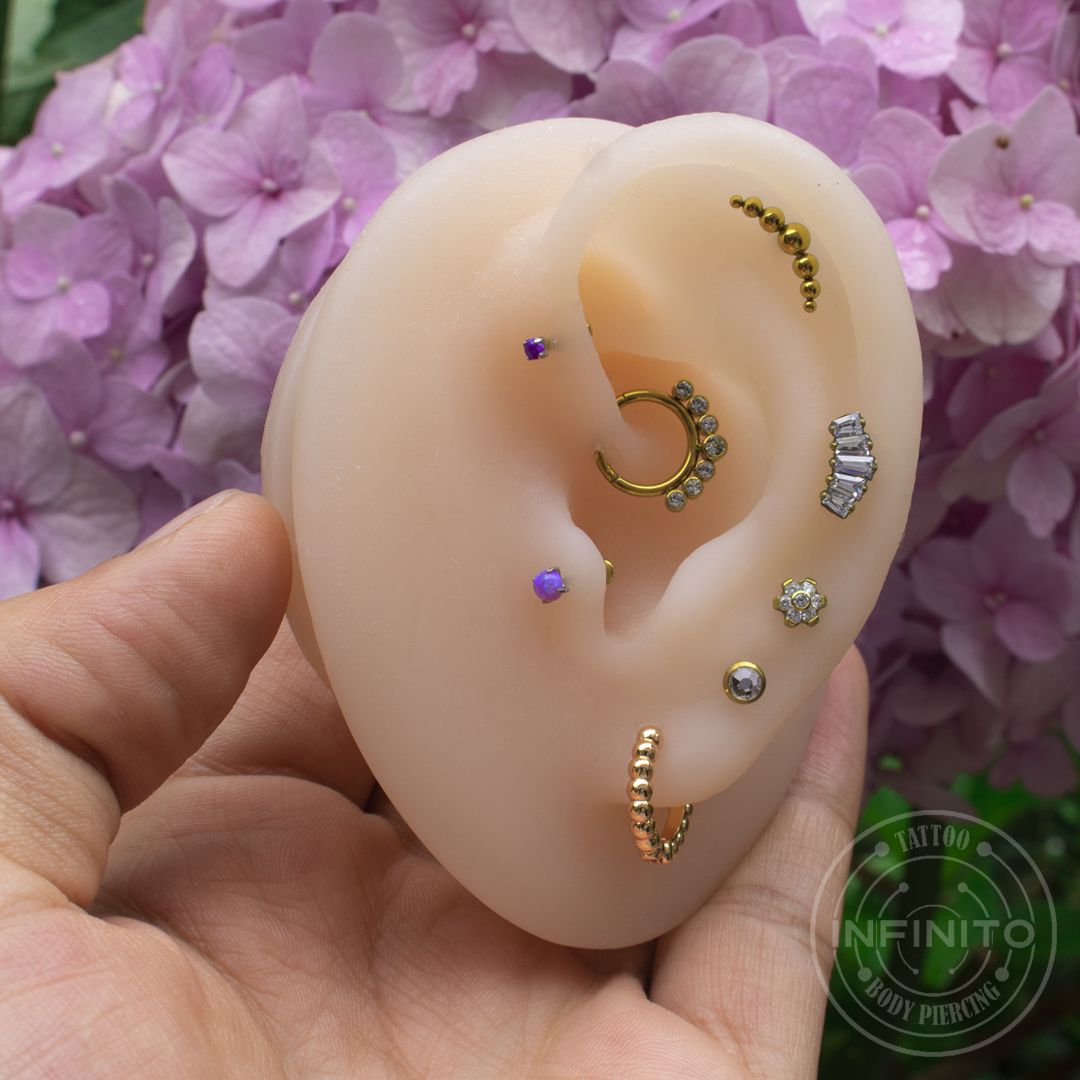 LABRET MONARCA TITANIO