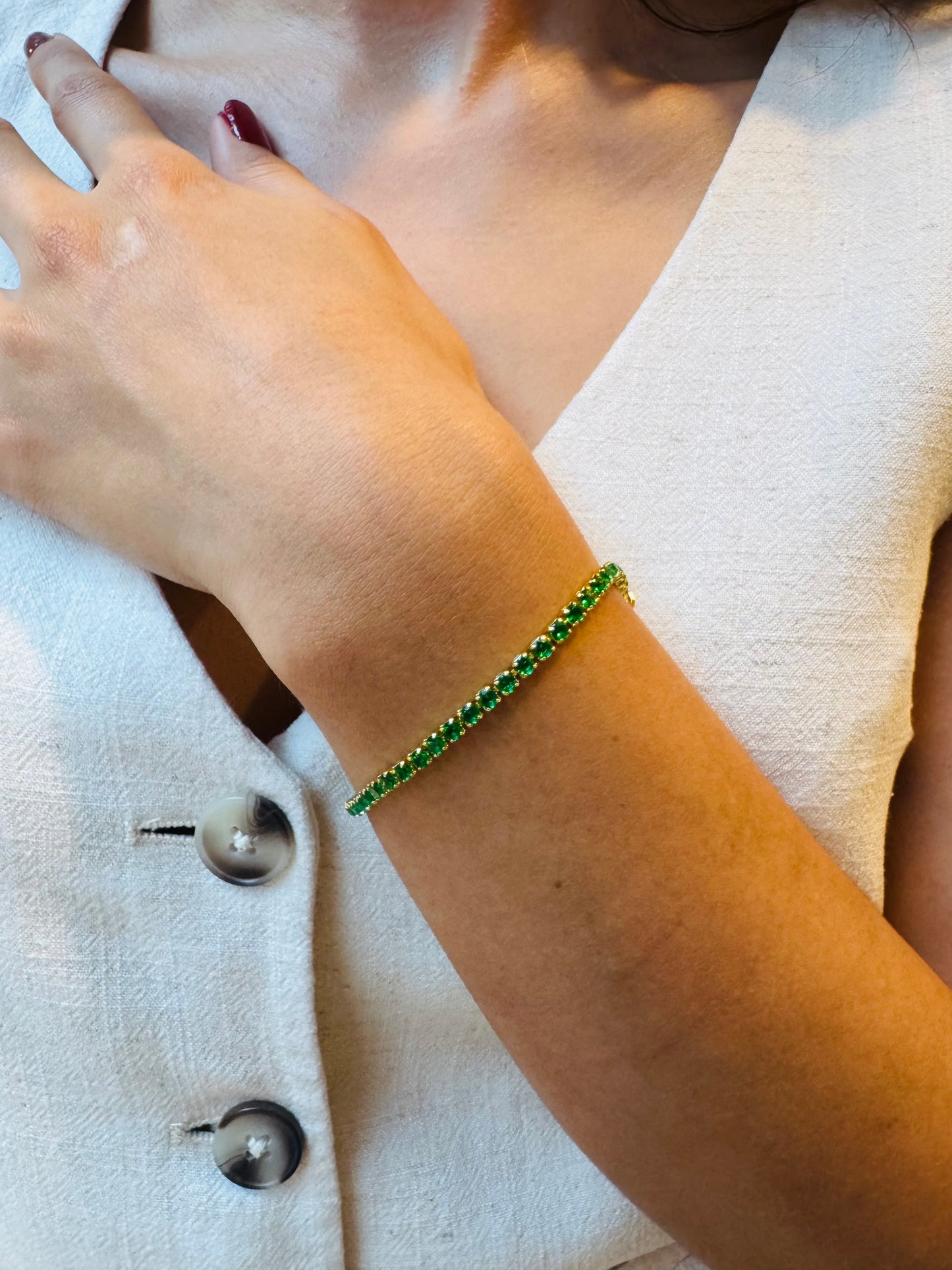PULSERA RADIANCE VERDE COVERGOLD