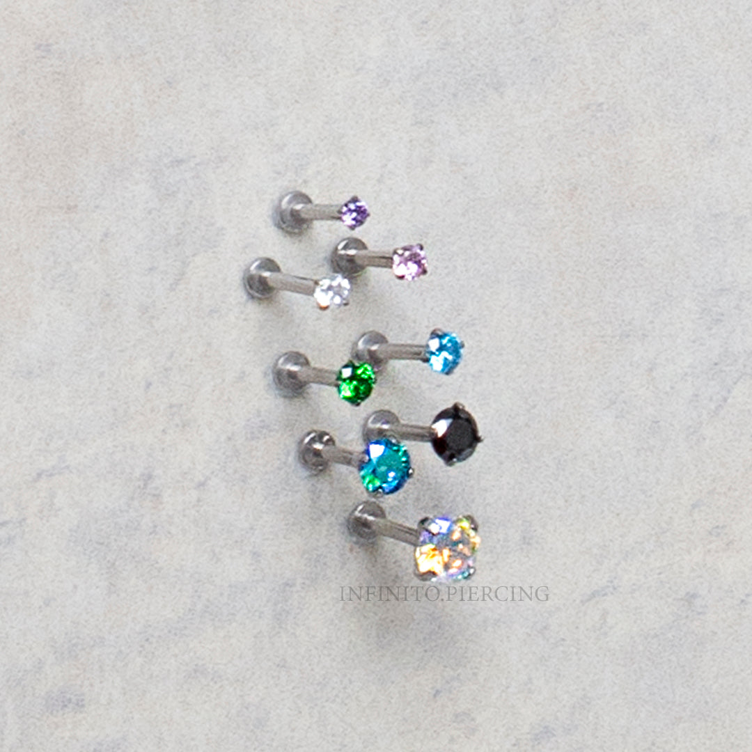 LABRET AURORA TITANIO ZIRCONIA