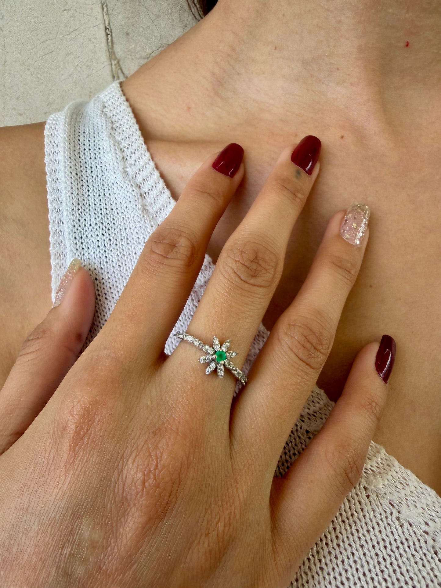 ANILLO VERONA ESMERALDA