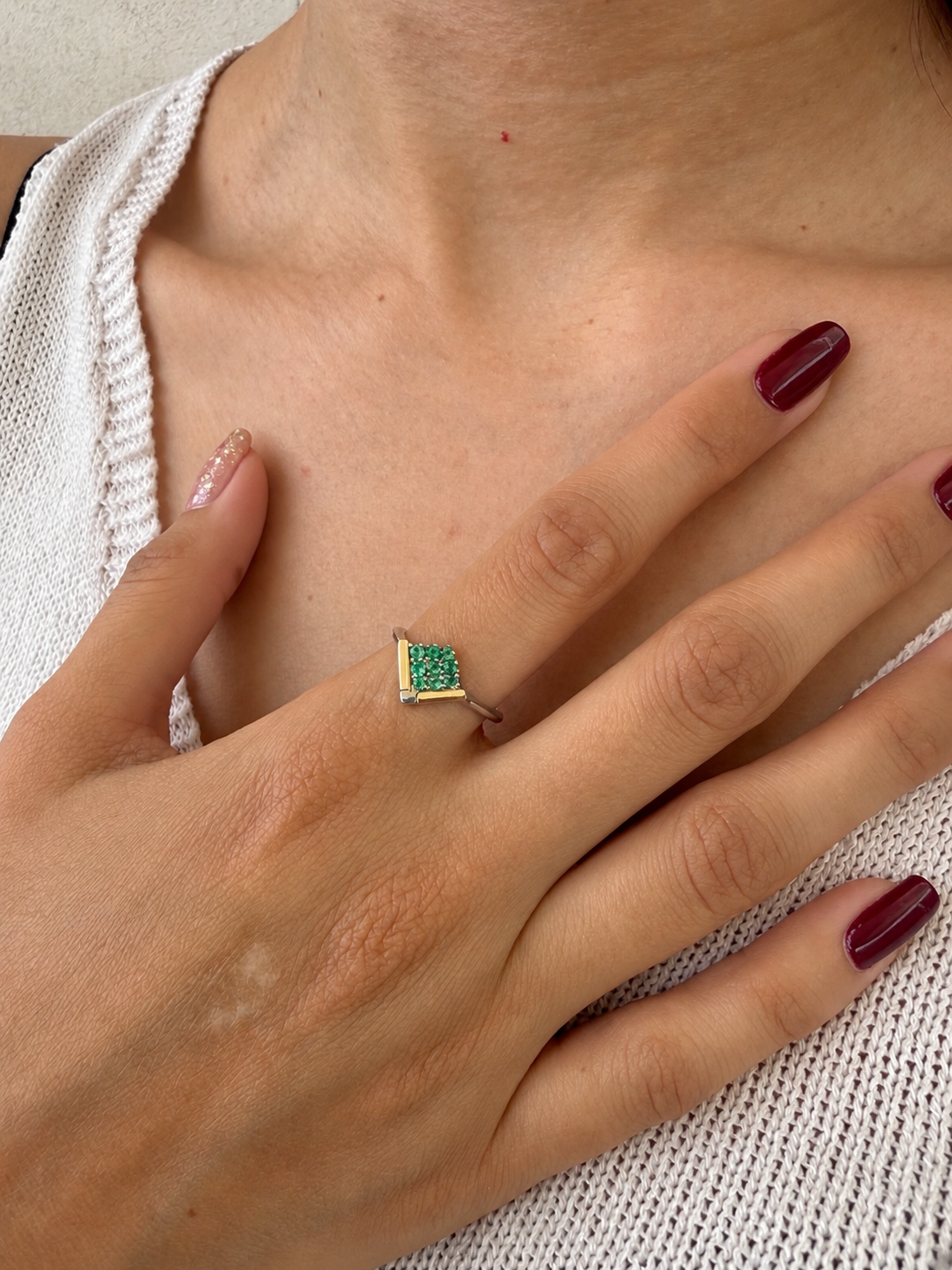 ANILLO SIENA ESMERALDA