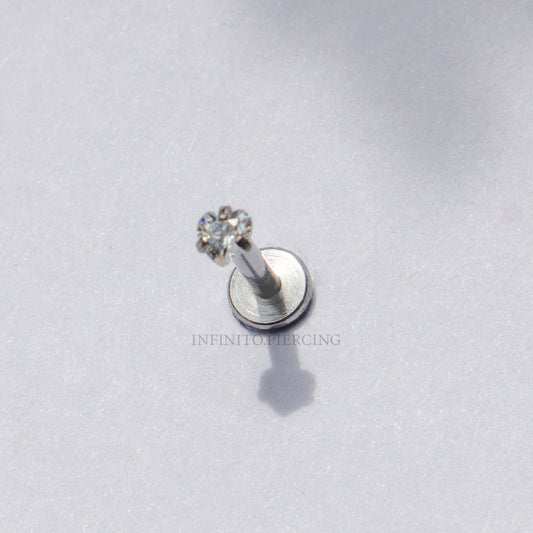 LABRET (TGI) MINI CORAZÓN ZIRCONIA