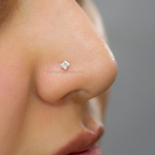CHISPA NOSTRIL CUADRADA ACERO