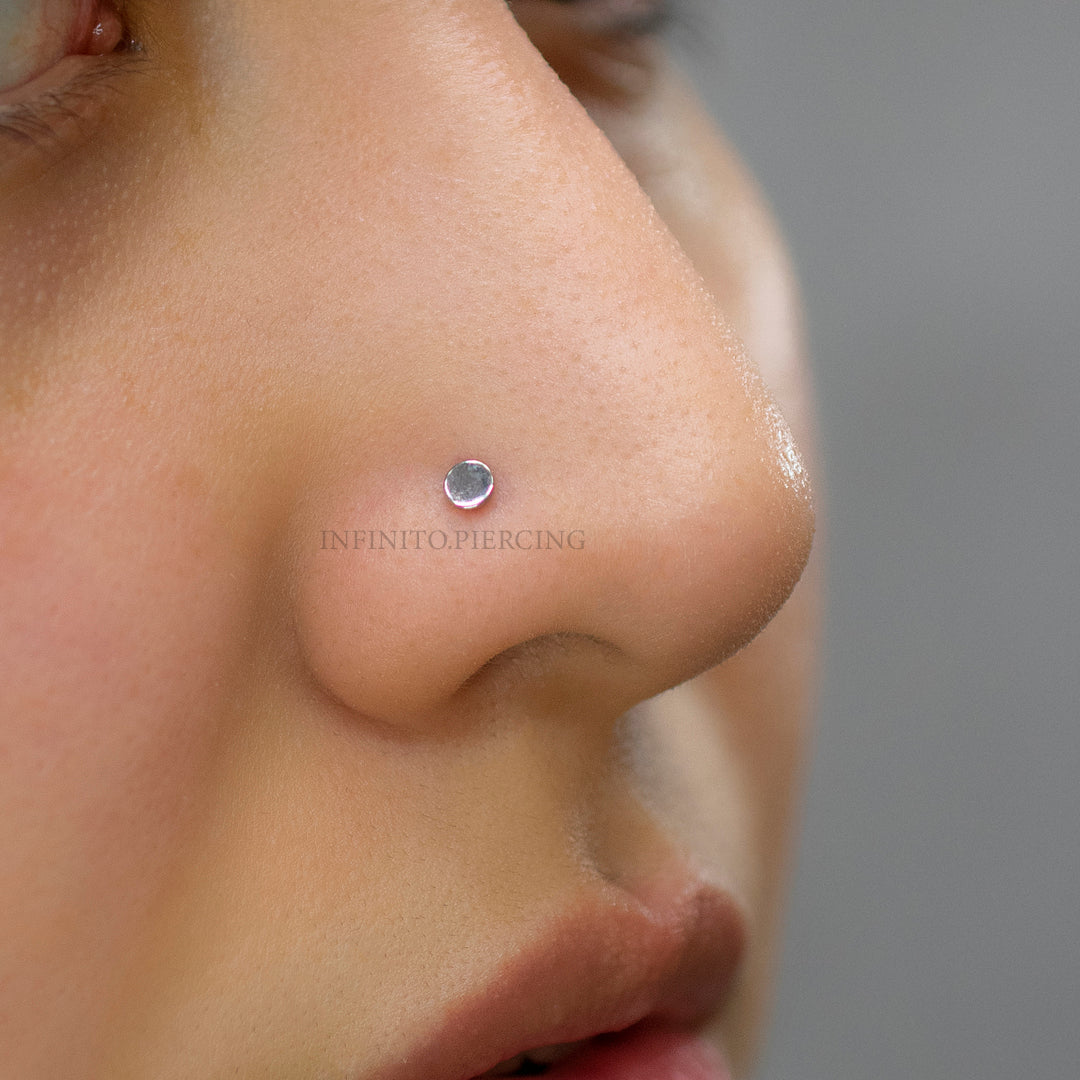 CHISPA NOSTRIL PLANO ACERO