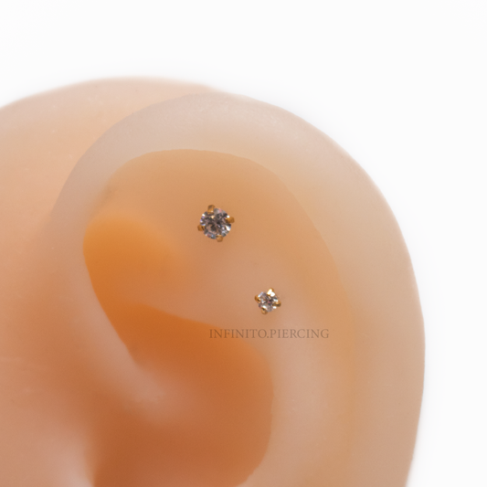 LABRET ZIRCONIA REDONDO ACERO