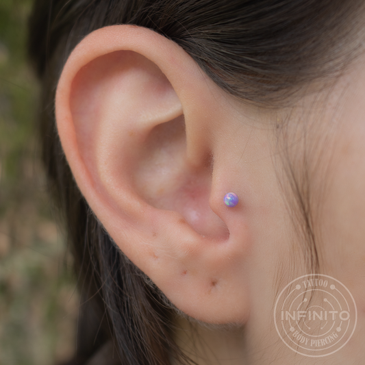 LABRET BALÍN ÓPALO ACERO
