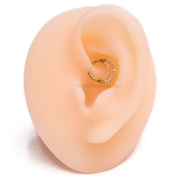ARO CLICKER ZIRCONIA DOBLE LÍNEA TITANIO