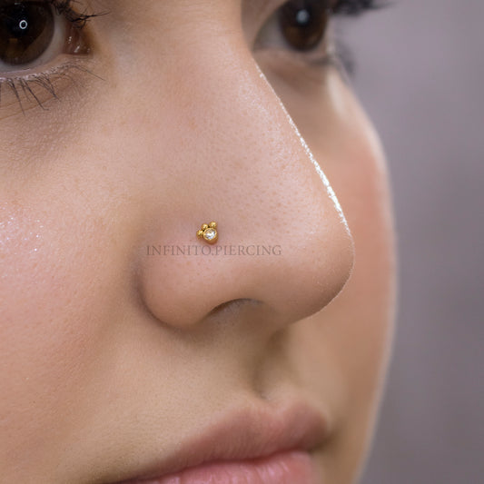 CHISPA NOSTRIL MEDIO SOL ACERO
