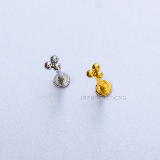 LABRET TRINITY BALÍN ACERO