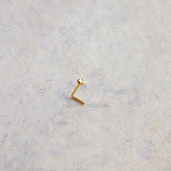 CHISPA NOSTRIL DIAMANTE ORO 18K