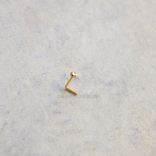 CHISPA NOSTRIL DIAMANTE ORO 18K