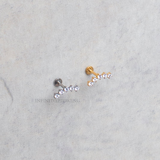 LABRET CLUSTER ZIRCONIAS TITANIO
