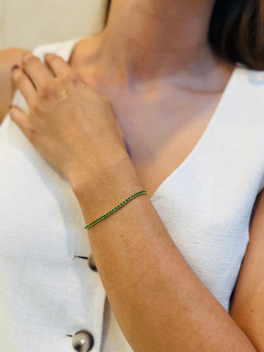 PULSERA RADIANCE MINI VERDE COVERGOLD