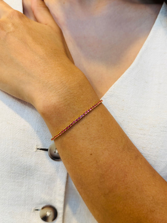 PULSERA RADIANCE MINI ROSA COVERGOLD