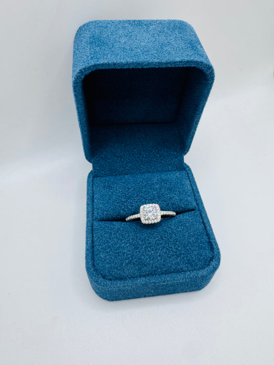 ANILLO HALO PLATA