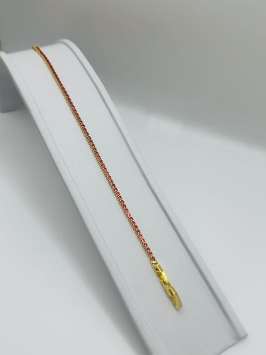 PULSERA RADIANCE MINI ROSA COVERGOLD