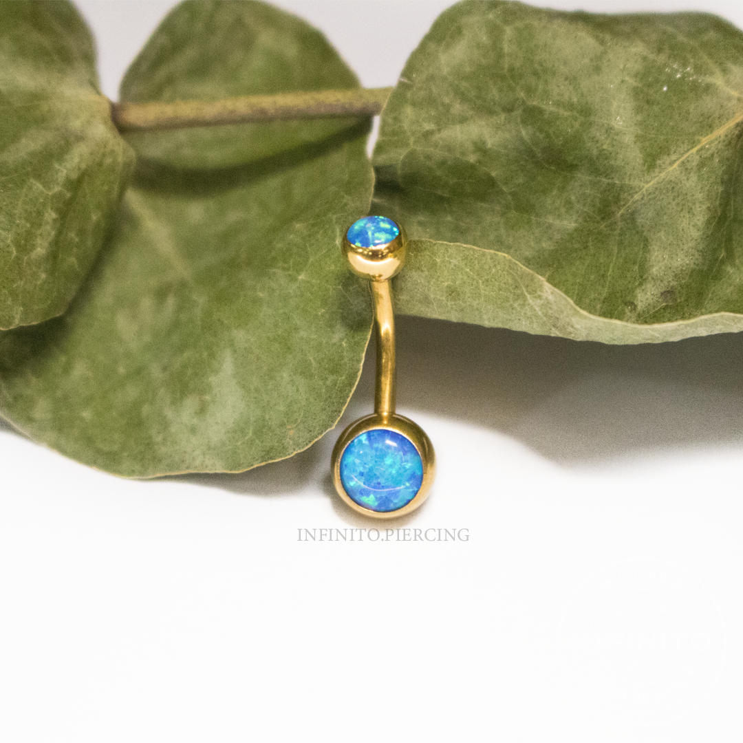 Clicker A Strati In Titanio Dorato. Per Piercing Al Setto, Alla Conca E Alla Cartilagine. 16G / 8 Mm O 10 Mm. - Italia - Foto 7